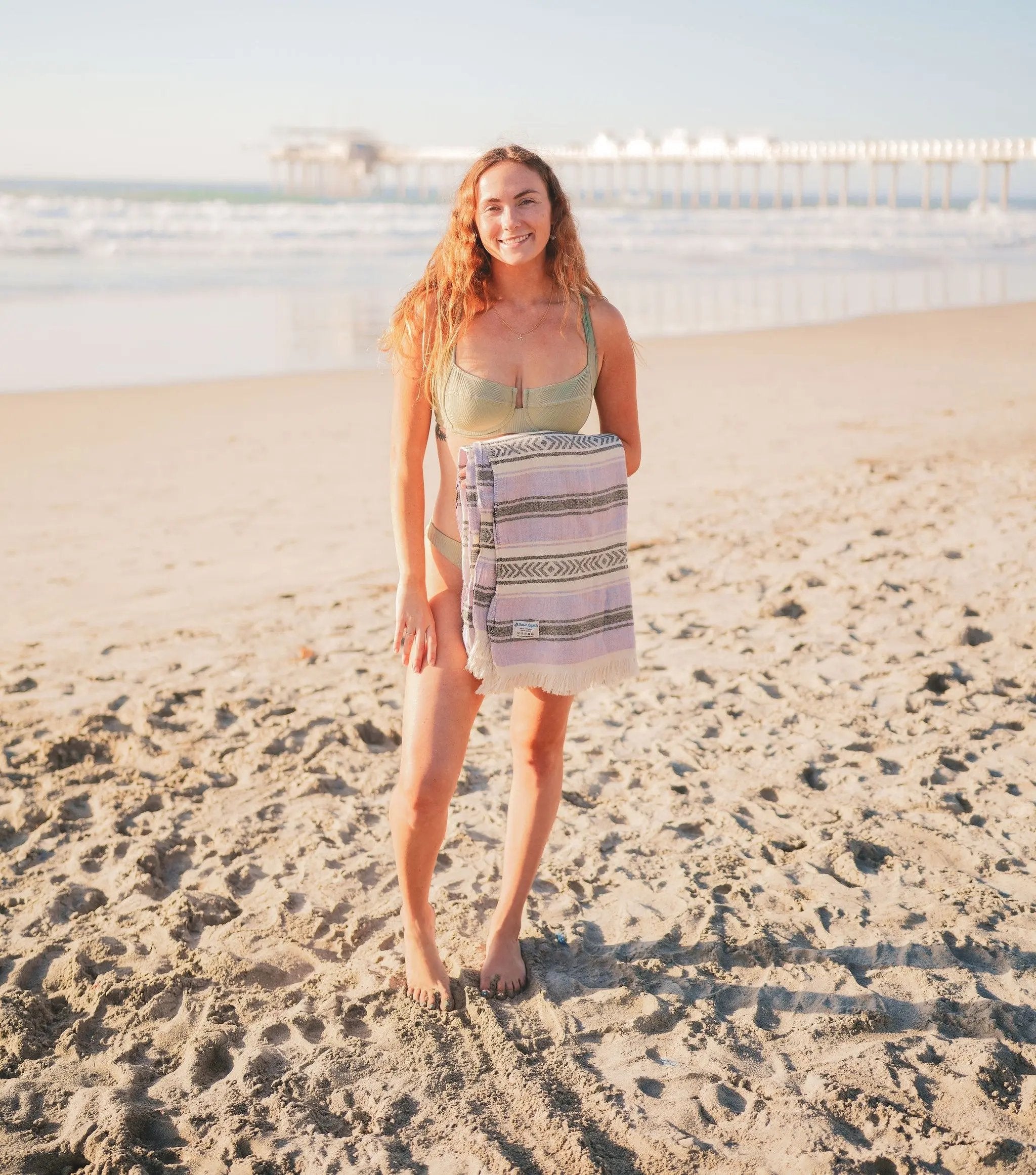 Mexican Turkish Cotton Throw Blanket for Home and Outdoor Use - Love Salve